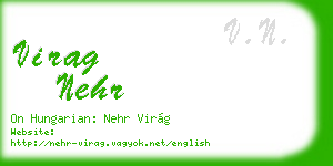 virag nehr business card